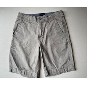 CREMIEUX Men's Size 30 Beige Premium Denim Cargo Shorts Cotton 9" Inseam‎